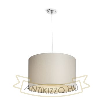 Kép RON 40/25 lámpabúra  Chintz világosszürke/fehér PVC  max. 23W