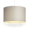RON 40/25 lámpabúra  Chintz világosszürke/fehér PVC  max. 23W