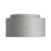 Kép DOUBLE 55/30 lámpabúra  Chintz világosszürke/fehér PVC  max. 23W