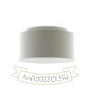 DOUBLE 55/30 lámpabúra  Chintz világosszürke/fehér PVC  max. 23W