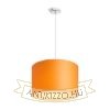 RON 40/25 lámpabúra  Chintz narancssárga/fehér PVC  max. 23W