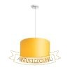 RON 40/25 lámpabúra  Chintz sárgabarack/fehér PVC  max. 23W