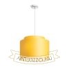 DOUBLE 40/30 lámpabúra  Chintz sárgabarack/fehér PVC  max. 23W