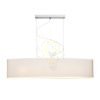 Kép CASUAL 120/25 lámpabúra  Polycotton fehér/fehér PVC  max. 23W