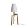 Kép CONNY 25/30 asztali lámpaernyő Polycotton fehér/fehér PVC max. 23W
