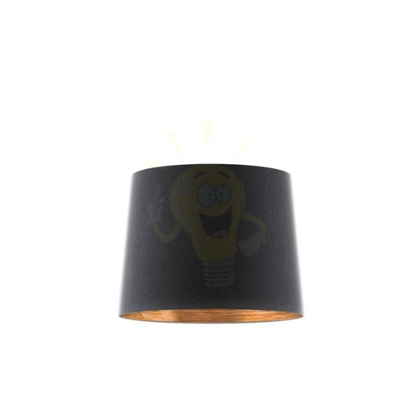 Kép ASPRO 40/30 lámpabúra Polycotton fekete/réz fólia max. 23W