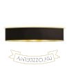 CASUAL 120/25 lámpabúra  Polycotton fekete/arany fólia  max. 23W