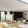 ASPRO 40/30 lámpabúra  Polycotton fekete/arany fólia  max. 23W