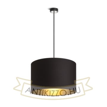Kép RON 40/25 lámpabúra  Polycotton fekete/arany fólia  max. 23W