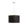 Kép RON 40/25 lámpabúra  Polycotton fekete/arany fólia  max. 23W