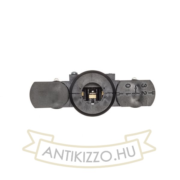 EUTRAC adapter háromfázisú áramkörös sínre fekete  230V 