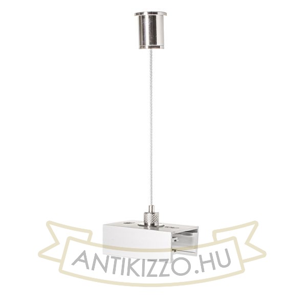 EUTRAC felfüggeszthető adapter három áramkörös sínre ezüstszürke  