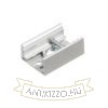 EUTRAC felfüggeszthető adapter három áramkörös sínre ezüstszürke  