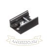 EUTRAC felfüggeszthető adapter három áramkörös sínre fekete  
