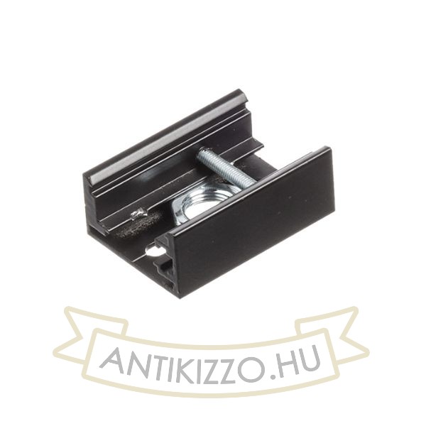 EUTRAC felfüggeszthető adapter három áramkörös sínre fekete  