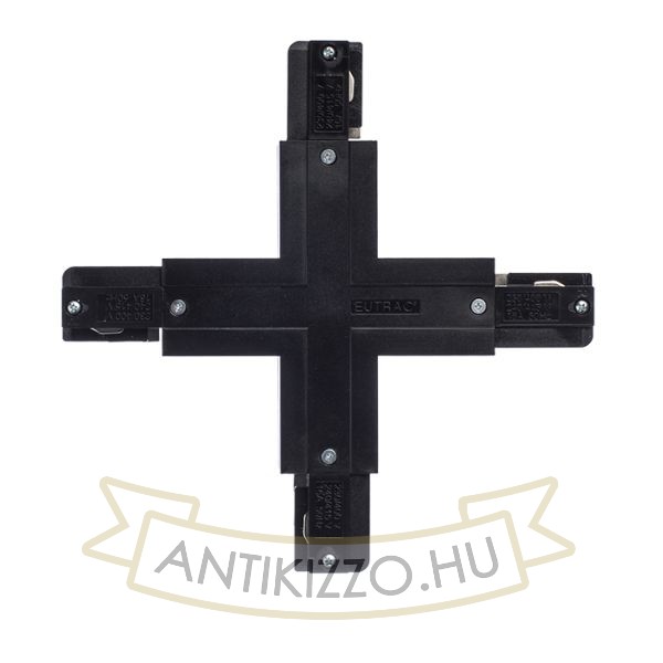 EUTRAC X kapocs fekete  230V 