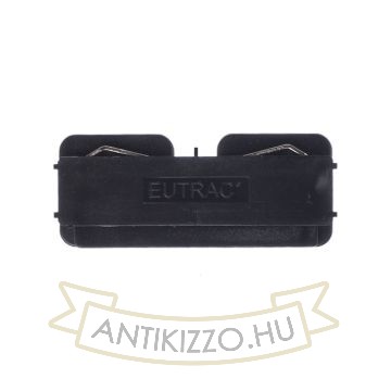 EUTRAC hosszanti vezető kapocs fekete  230V 