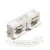 EUTRAC hosszanti vezető kapocs fehér  230V 