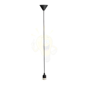 Kép LISA függesztő készlet fekete  230V LED E27 15W