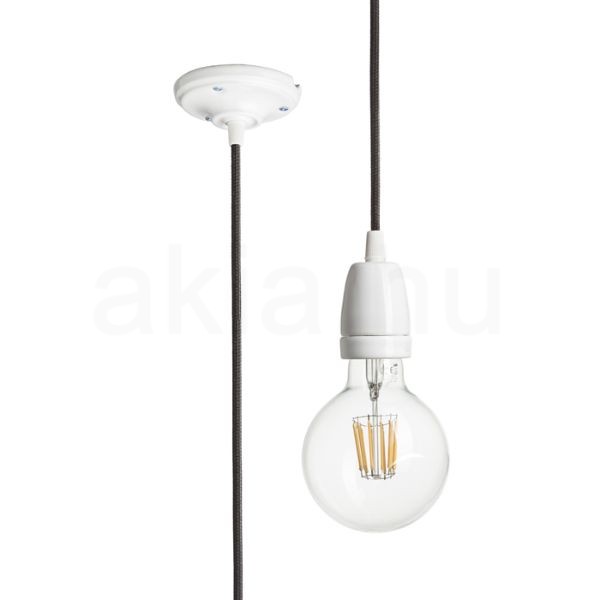 Kép FABIO függesztő készlet fekete porcelán 230V LED E27 15W