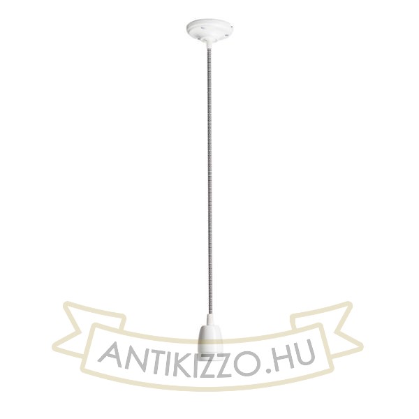 FABIO függesztő készlet fekete/fehér porcelán 230V LED E27 15W