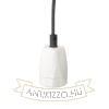 FABIO függesztő készlet fekete/fehér porcelán 230V LED E27 15W