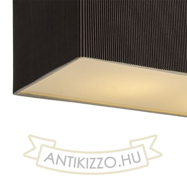 LOPE 80 függő lámpa fekete matt nikkel 230V LED E27 4x15W