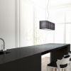 Kép LOPE 80 függő lámpa fekete matt nikkel 230V LED E27 4x15W