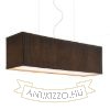 LOPE 80 függő lámpa fekete matt nikkel 230V LED E27 4x15W