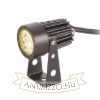 Kép GUN leszúrható fekete  230V LED 3x1W 30° IP65  3000K