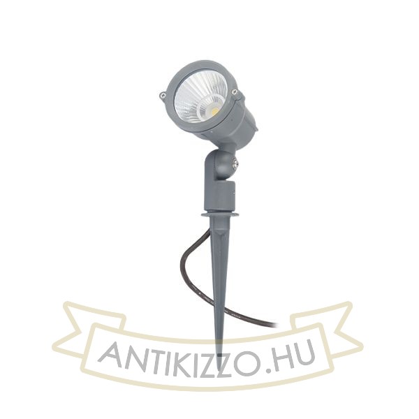 Kép GARY LED leszúrható szürke  230V LED 10W 45° IP65  3000K