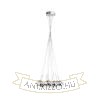ASTRAL függő lámpa krómozott üveg/tiszta üveg 230V/12V G4 10x20W