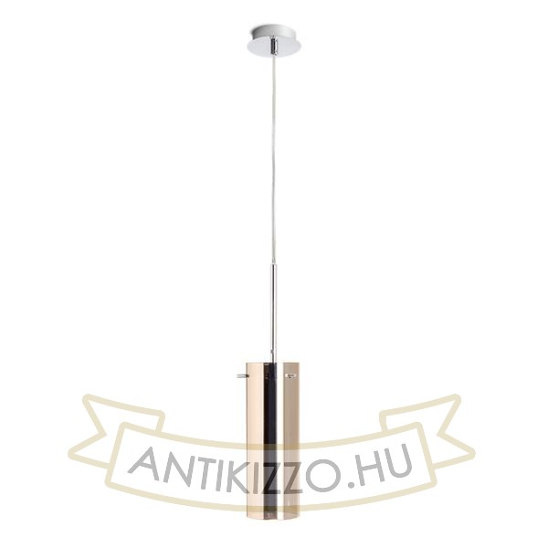 SANSSOUCI I függő lámpa  réz üveg 230V LED E27 15W