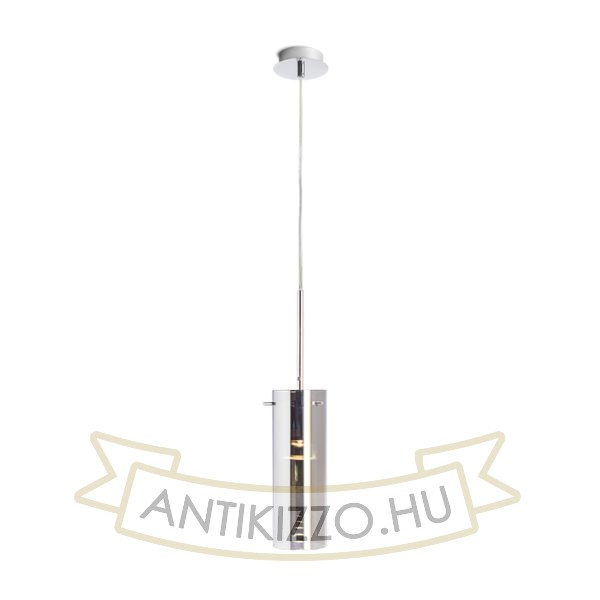 SANSSOUCI I függő lámpa  krómozott üveg 230V LED E27 15W
