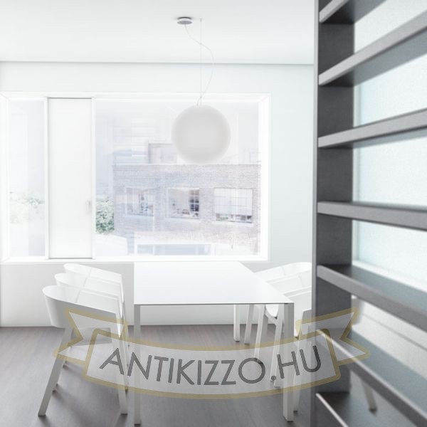 LUNEA 40 függö lámpa triplex  opál üveg 230V LED E27 15W