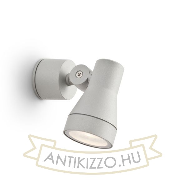 Kép DIREZZA fali lámpa ezüstszürke  230V LED GU10 8W IP54