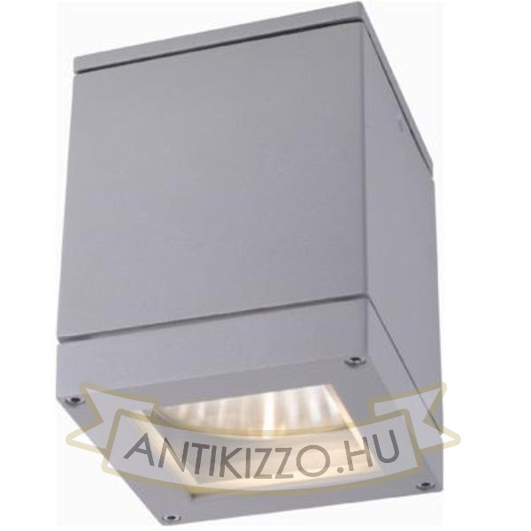 Kép QUADRA M mennyezeti lámpa ezüstszürke  230V LED E27 8W IP54