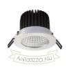 MAYDAY B 11 süllyesztett lámpa csiszolt alumínium 230V/500mA LED 9W 2700K