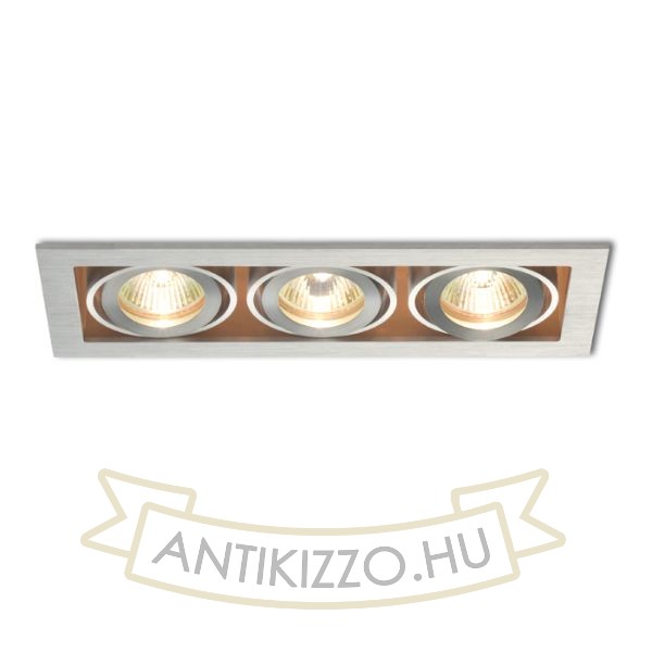 FIZZ III dönthető lámpa alumínium 12V GU5,3 3x50W