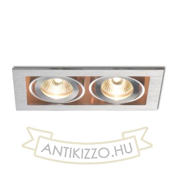 Kép FIZZ II dönthető lámpa alumínium 12V GU5,3 2x50W