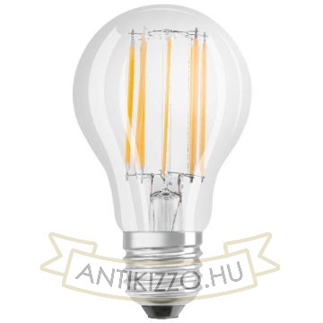 Kép OSRAM Retrofit Classic A DIMM  világos 230V E27 LED EQ100  2700K