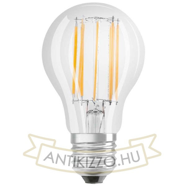 Kép OSRAM Retrofit Classic A DIMM  világos 230V E27 LED EQ100  2700K