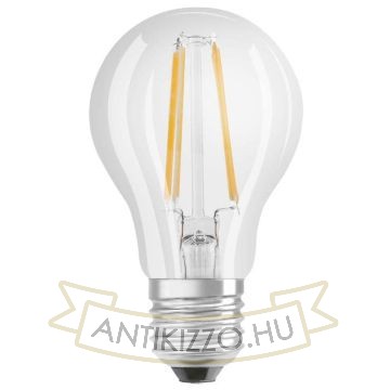Kép OSRAM Retrofit Classic A DIMM izzó  világos 230V E27 LED EQ60  2700K