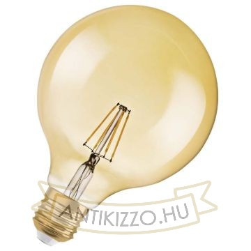 Kép OSRAM Vintage Globe 125 DIMM borostyán 230V E27 LED EQ55 2400K
