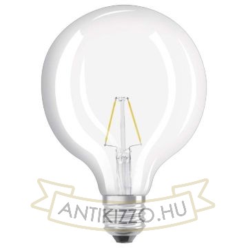 Kép OSRAM Retrofit Globe 125   világos 230V E27 LED EQ25  2700K