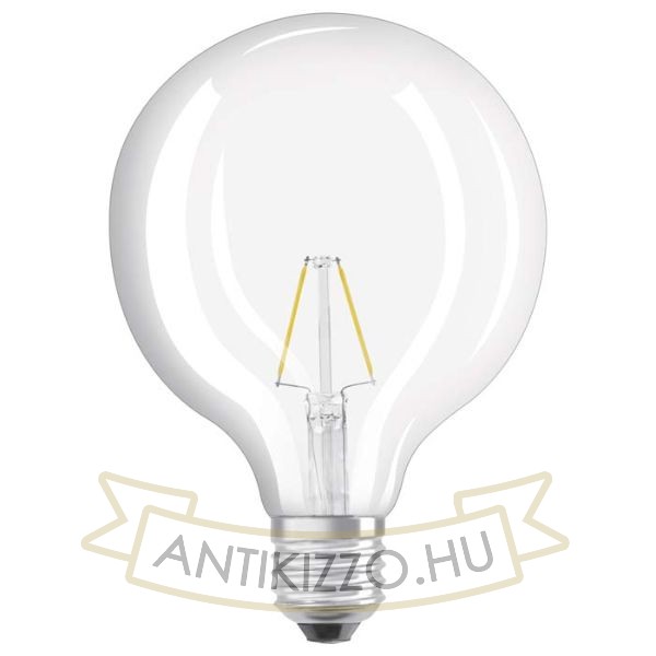 Kép OSRAM Retrofit Globe 125   világos 230V E27 LED EQ25  2700K