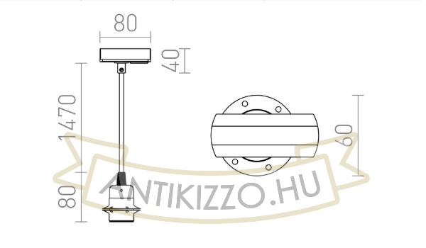 ELISA egyfázisú áramkörös sínre FEKAS1+FEK+FEKKF   230V LED E27 15W