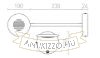 FLAP fali lámpa króm 230V LED 4.2W 120° 3000K