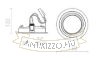 PASADENA G53 R I  fekete  230V LED G53 15W