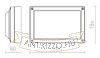 Kép DELTA RC fali lámpa antracitszürke 230V E27 18W IP54
